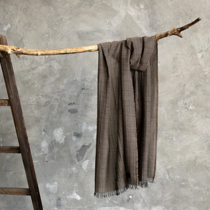 Brown Cashmere Schal Luciano